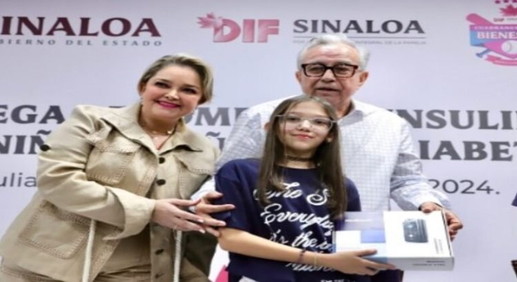 DIF Sinaloa entrega bombas de insulina para niñas y niños con diabetes