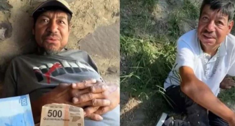 [VIDEO] Influencer regaló 100 mil pesos a indigente… y en 2 días se lo gastó en alcohol y mujeres