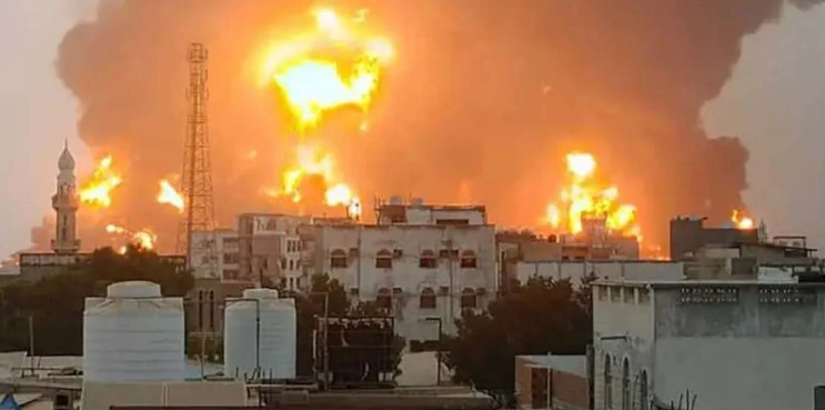 Hutíes acusan a Israel de bombardeos en Hodeida tras ataque en Tel Aviv