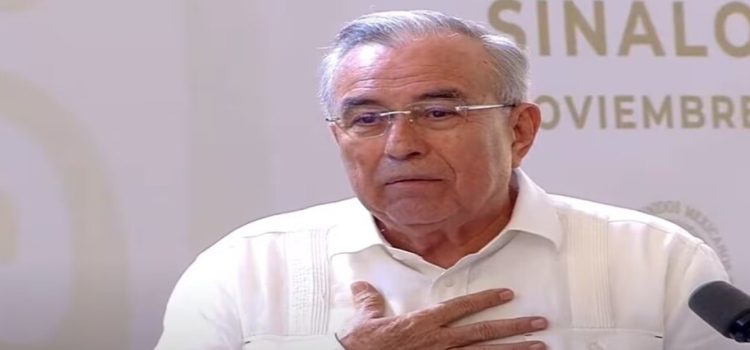 Rocha Moya asegura que Sinaloa no tiene casos de extorsiones