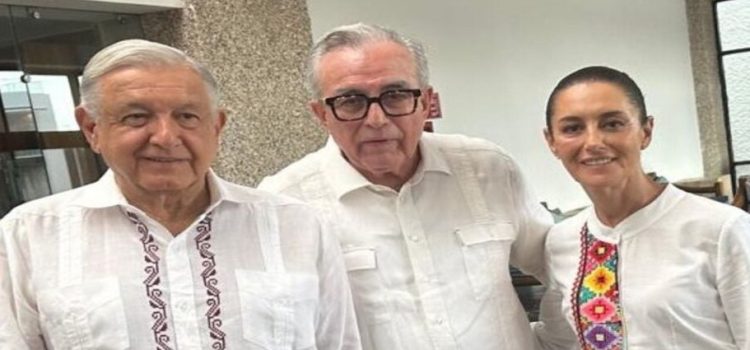 AMLO y Sheinbaum muestran su total respaldo al gobernador Rubén Rocha de Sinaloa