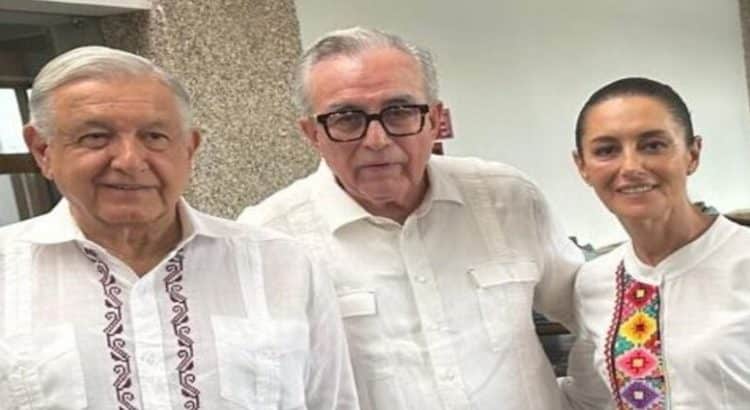 AMLO y Sheinbaum muestran su total respaldo al gobernador Rubén Rocha de Sinaloa