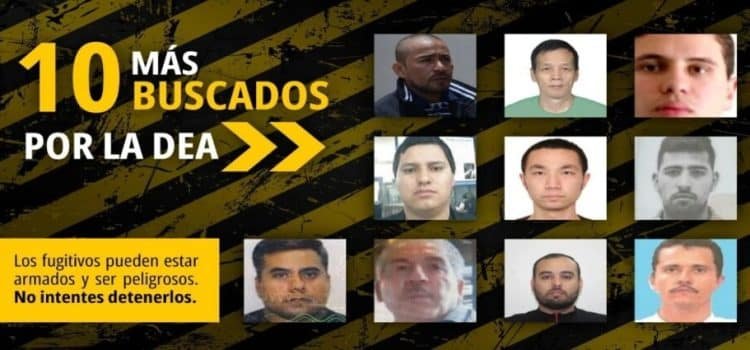 Estados Unidos comparte la lista de los más buscados, tras hechos violentos en Culiacán Estados Unidos comparte la lista de los más buscados, tras hechos violentos en Culiacán