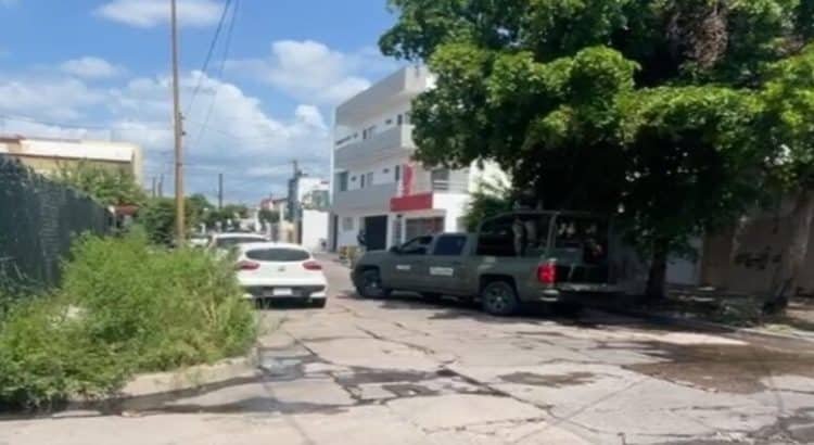 Realizan operativo militar en la colonia Tierra Blanca de Culiacán