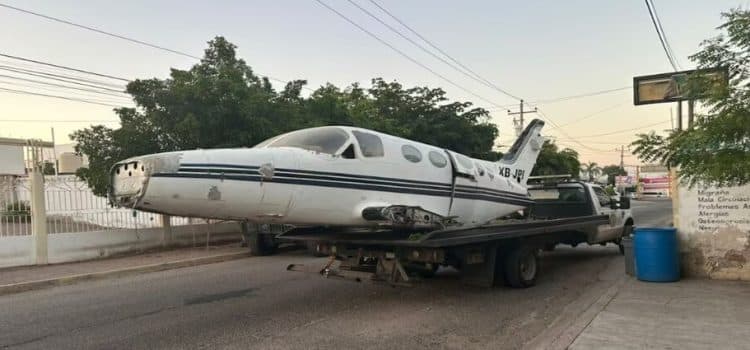 Liberan a víctima de secuestro en Culiacán; aseguran laboratorio clandestino y partes de aeronave