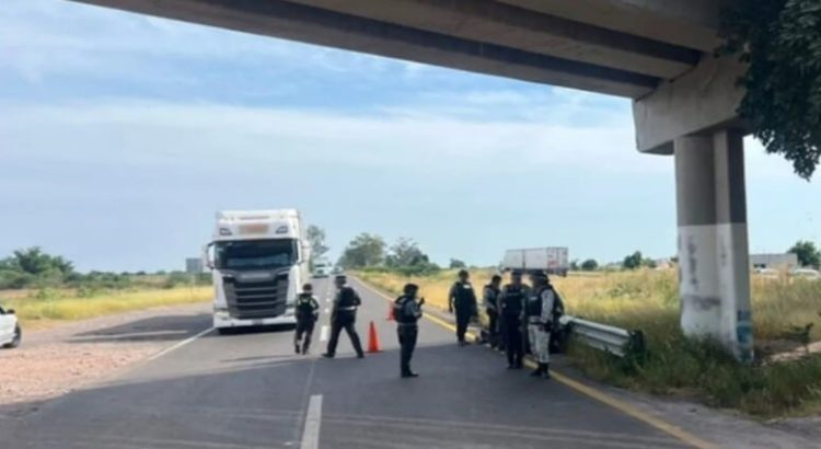 Detienen a 13 personas y aseguran 11 armas en la carretera Mazatlán-Culiacán