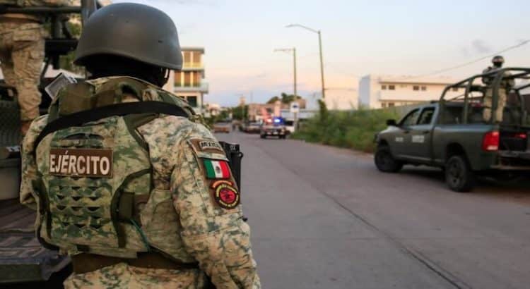 Comando armado ataca a militares en una sindicatura de Culiacán