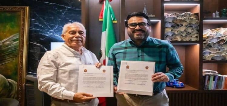 Gámez Mendívil firma convenio para apoyar a Eldorado