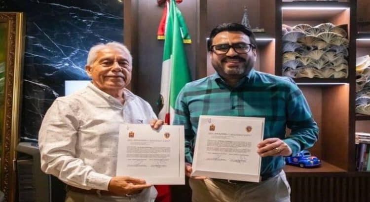 Gámez Mendívil firma convenio para apoyar a Eldorado