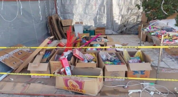 Sinaloa registra decomiso histórico de pirotecnia con mil 675 kg