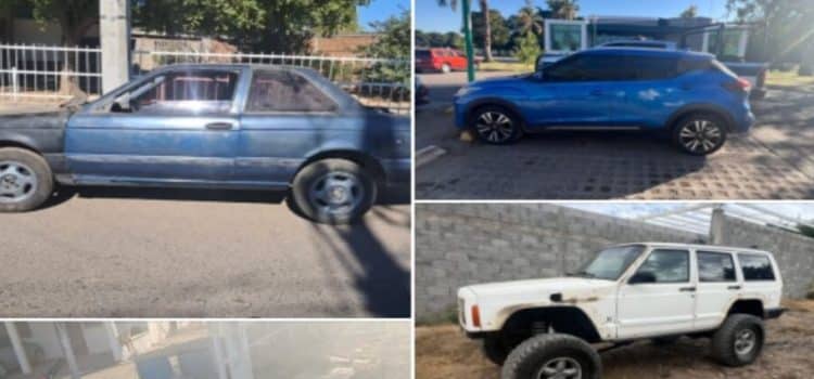 Recuperan siete vehículos con reporte de robo en Culiacán