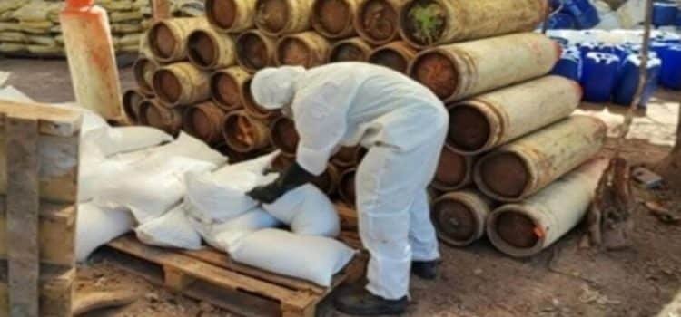 Aseguran 20 laboratorios clandestinos en Sinaloa
