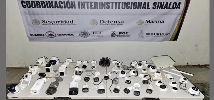 Decomisan 54 video cámaras irregulares en Sinaloa