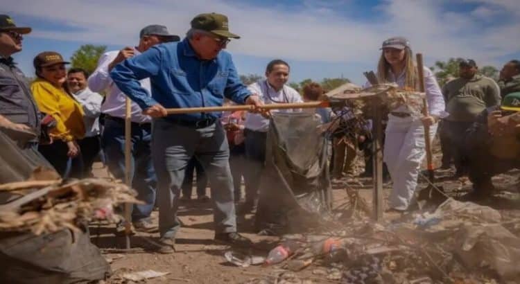Rubén Rocha inicia ‘Programa de Limpieza de Ríos’: “el agua es prioridad”