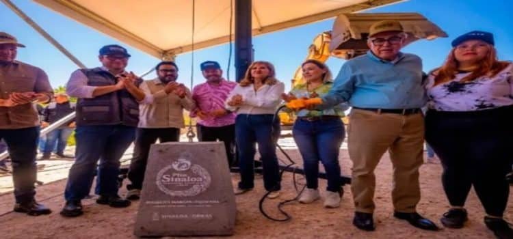 Rocha Moya pone en marcha construcción de malecón sobre río Culiacán