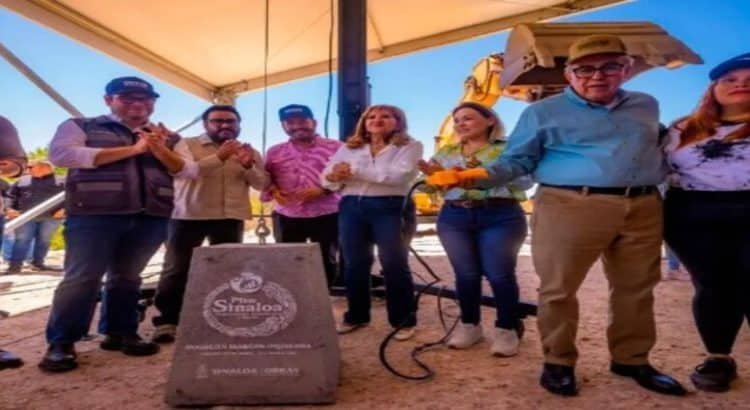 Rocha Moya pone en marcha construcción de malecón sobre río Culiacán