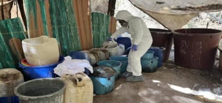Desmantelan siete laboratorios clandestinos de drogas sintéticas en Sinaloa