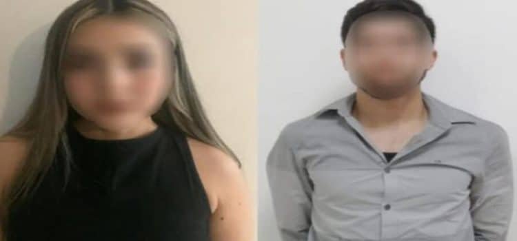 Detienen a pareja en posesión de una pistola