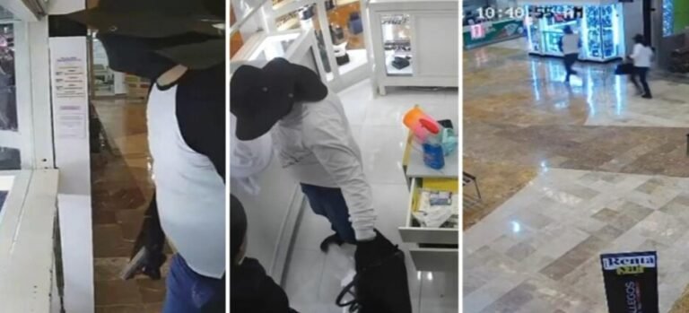 Encapuchados asaltan joyería en plaza comercial de Culiacán