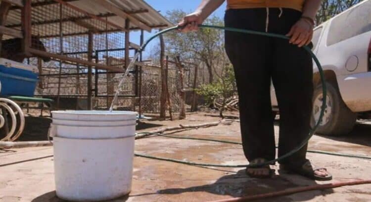 Comunidades rurales afectadas por la actual crisis de sequía en Sinaloa