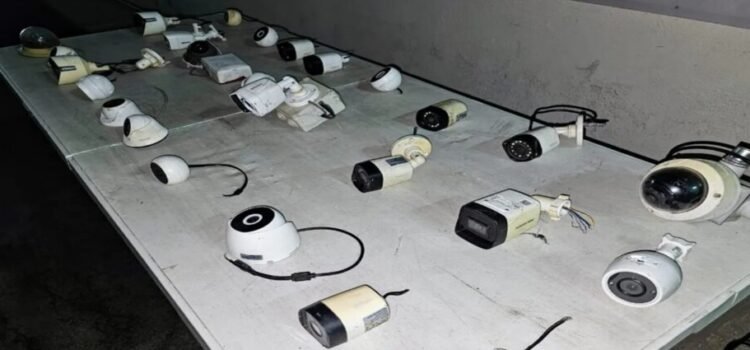 Decomisan 30 equipos de videovigilancia en Culiacán y Mazatlán