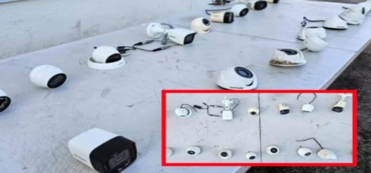 Retiran 19 cámaras ilegales en Culiacán