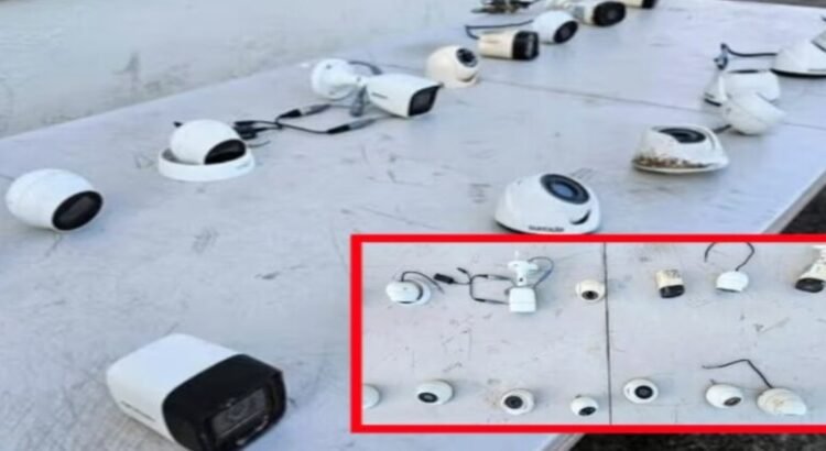 Retiran 19 cámaras ilegales en Culiacán
