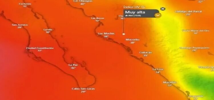Sinaloa en alerta por calor extremo y alta radiación solar