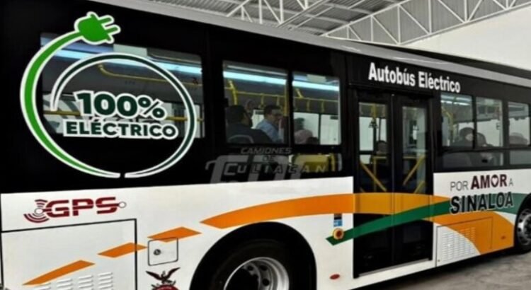 Presentan camiones urbanos eléctricos para Sinaloa