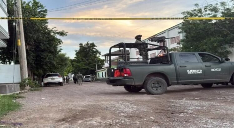 Ultima a dos en la colonia El Palmito, en Culiacán