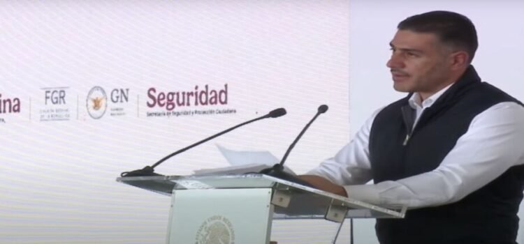Harfuch afirma asegura que el crimen organizado en Sinaloa se ha debilitado