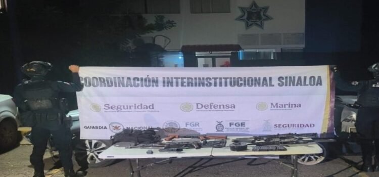 Detienen a cuatro civiles por agresión a policías estatales en Culiacán