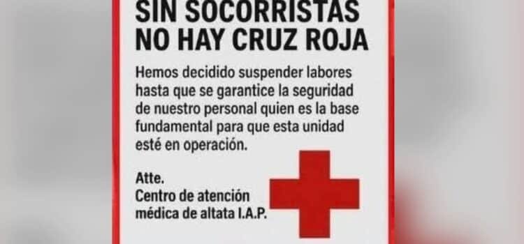 Cruz Roja Navolato suspende servicios tras asesinato de paramédico Cruz Roja Navolato suspende servicios tras asesinato de paramédico