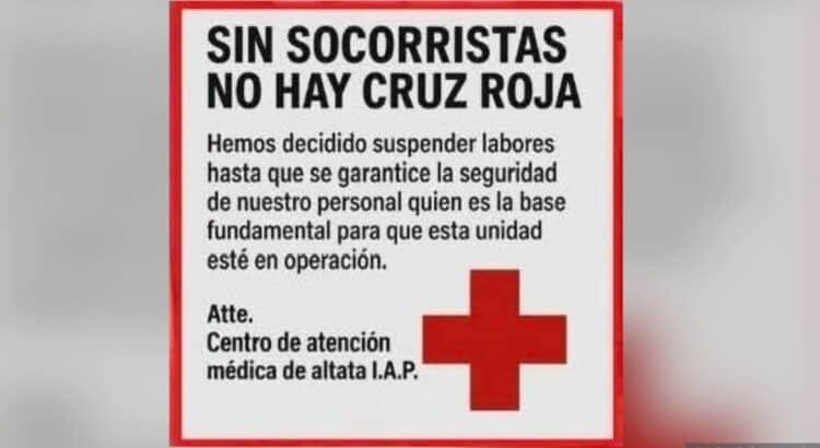 Cruz Roja Navolato suspende servicios tras asesinato de paramédico