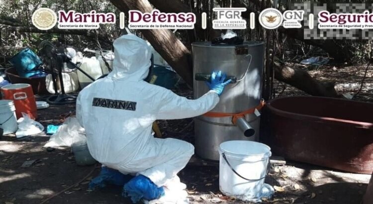 Decomisan cerca de 5 mil kilos de metanfetamina en Culiacán