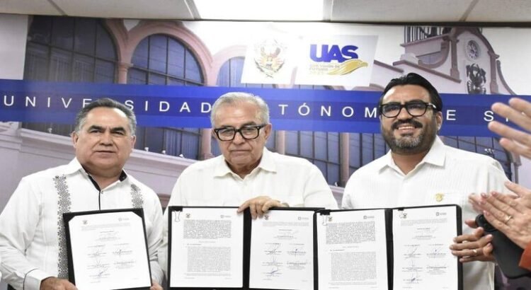 La UAS y el Ayuntamiento de Culiacán firman convenio para reactivar el Paseo del Ángel