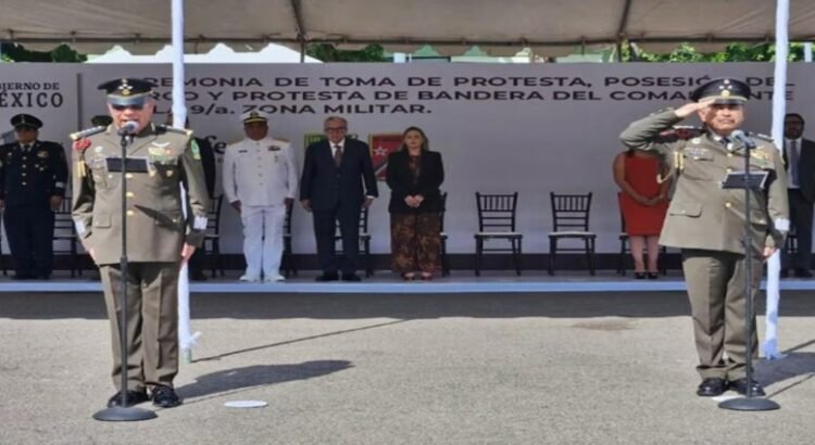 General Santos Gerardo asumió la comandancia de la Novena Zona Militar en Sinaloa