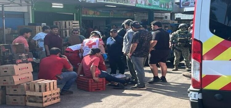 Ataque armado deja dos heridos en el Mercado de Abastos