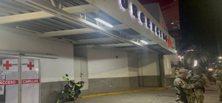 Ingresa un joven herido de bala a hospital