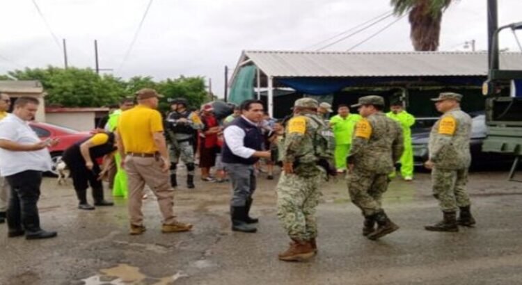 Activan Plan DN-III en Sinaloa tras lluvias por “Lorena”