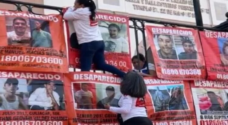Madres buscadoras protestan por los cientos de desaparecidos por la violencia