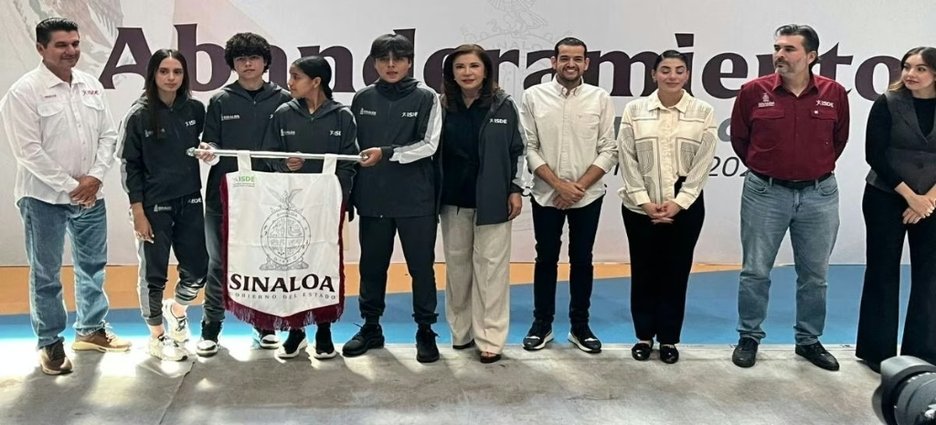 Abanderan a delegación de Sinaloa rumbo a la Olimpiada Nacional Conade 2026