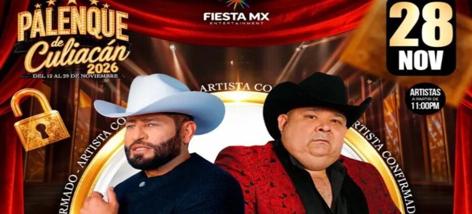 Pancho Barraza y El Coyote llegarán juntos al Palenque Culiacán 2026